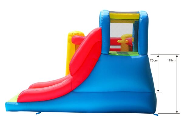 ⁦מתנפח ג'ימבו 7 תחנות מבית הפיהופ דגם 9359 כולל קיר טיפוס ומגלשה⁩ – תמונה ⁦5⁩