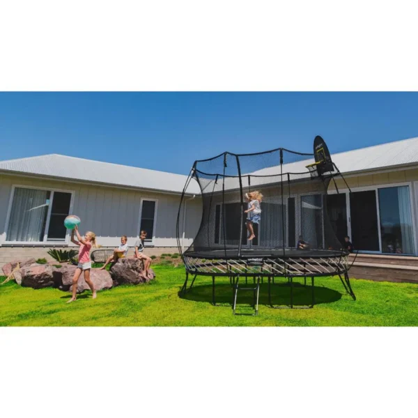 ⁦טרמפולינה מרובעת בטיחותית במיוחד 3.4X3.4 מטר כ- 11ft⁩ – תמונה ⁦5⁩