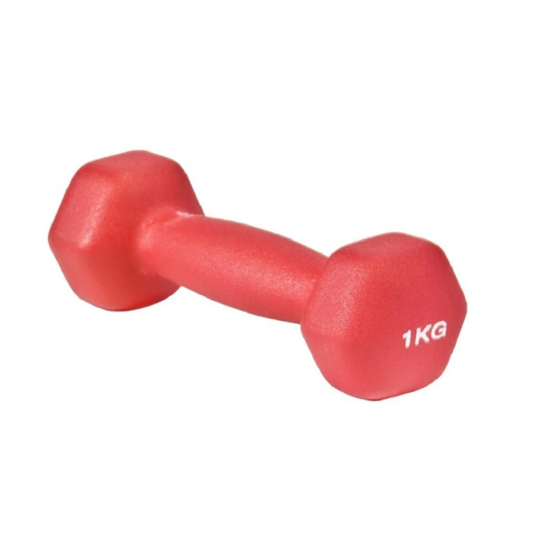1KG משקולת יד בציפוי ניאופרן