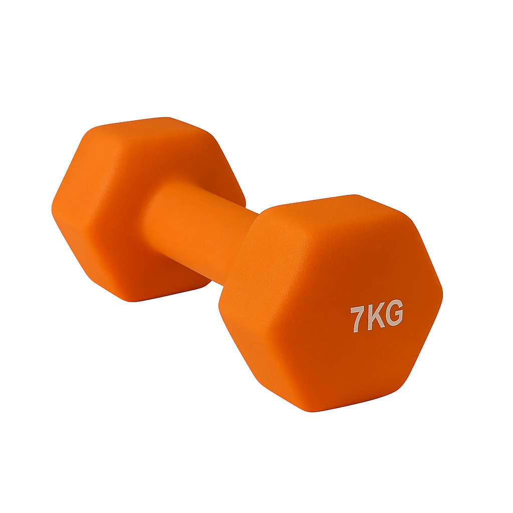 7kg משקולת יד בציפוי ניאופרן