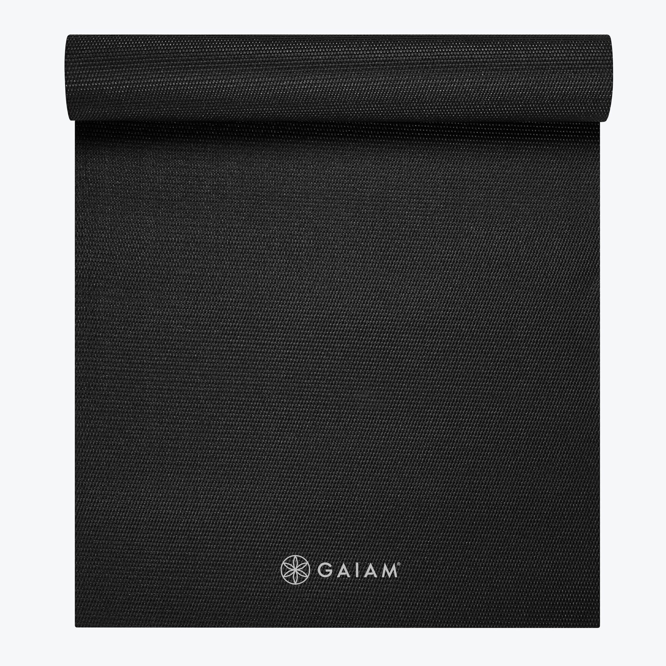 מזרן יוגה שחור 5 מ"מ SOLID COLOR BLACK
