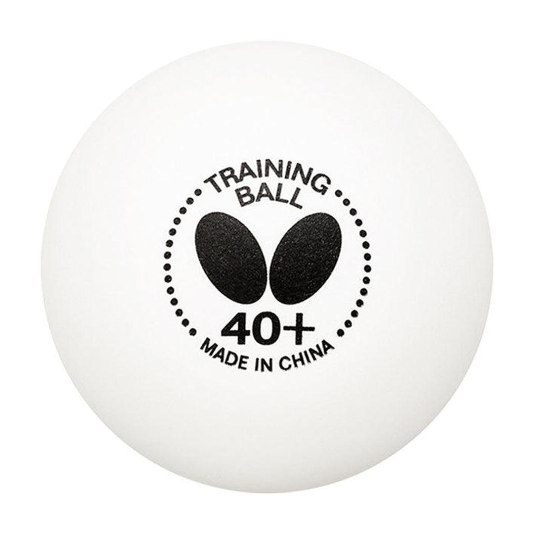 6 כדורי טניס שולחן לאימון 40+ Butterfly Training Ball – תמונה 2