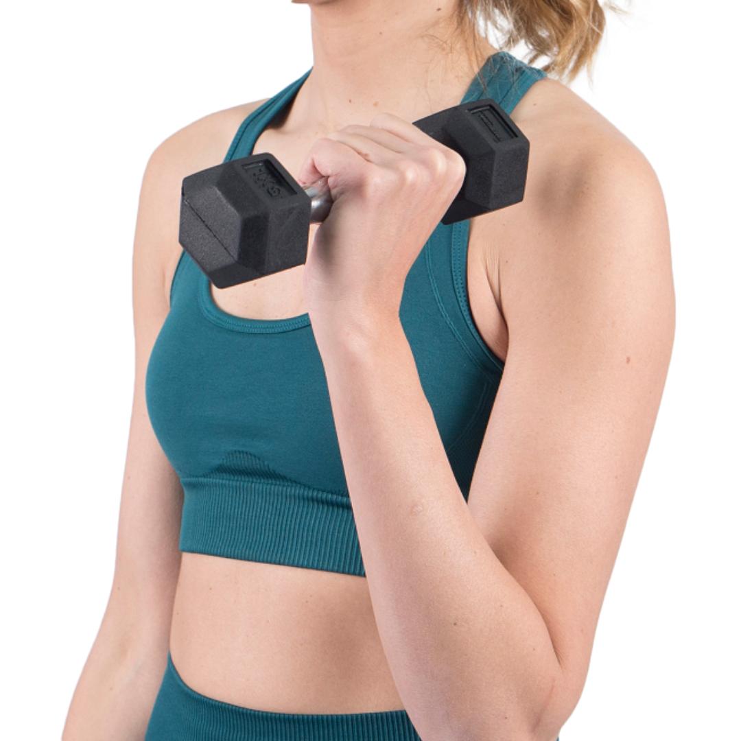 משקולת יד משושה Dumbbell (1-50 ק''ג) – תמונה 3