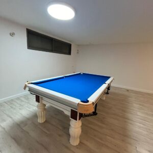 שולחן סנוקר 8 פיט regiis לבן