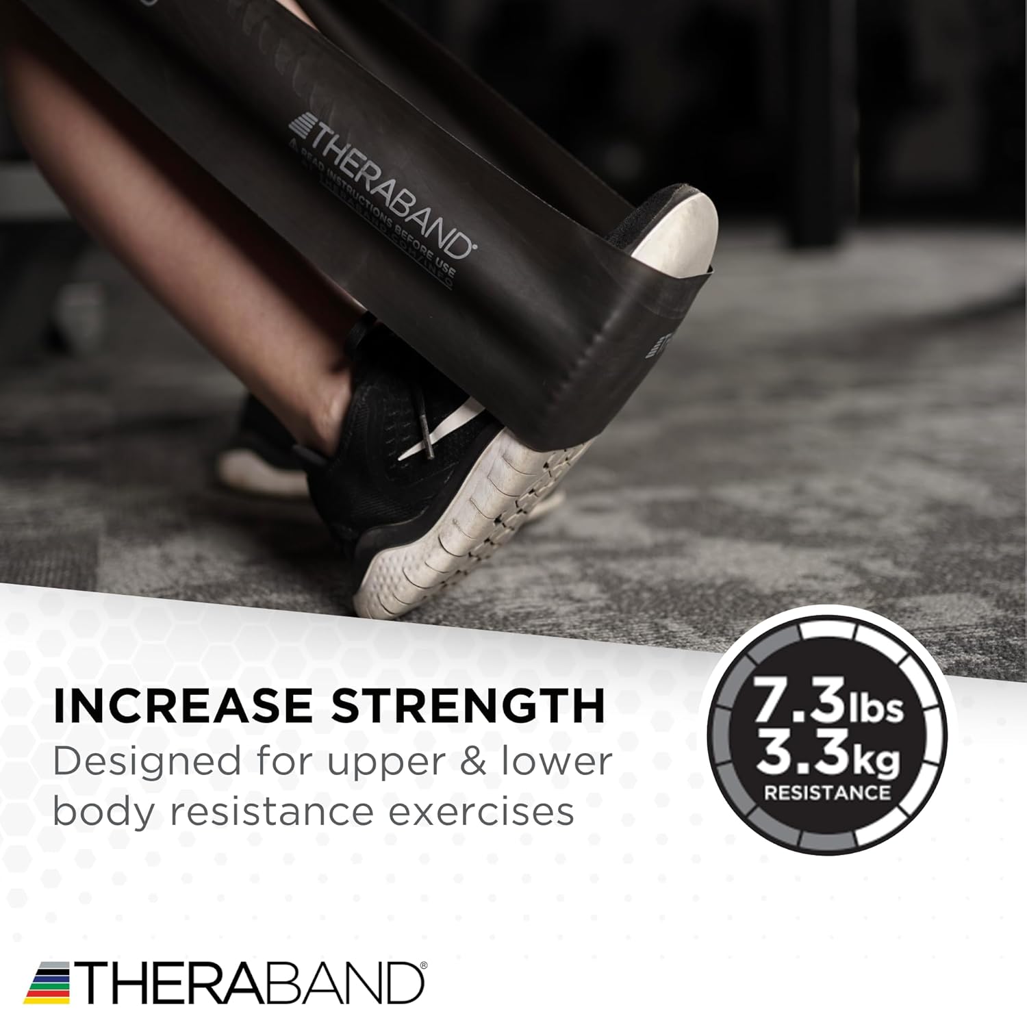 סט 2 גומיית אימון טרה בנד THERABAND Resistance Band Advanced Kit – תמונה 4