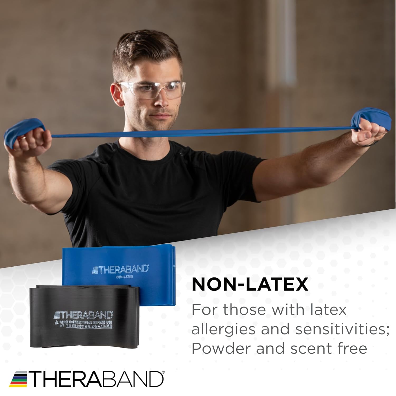 סט 2 גומיית אימון טרה בנד THERABAND Resistance Band Advanced Kit – תמונה 2