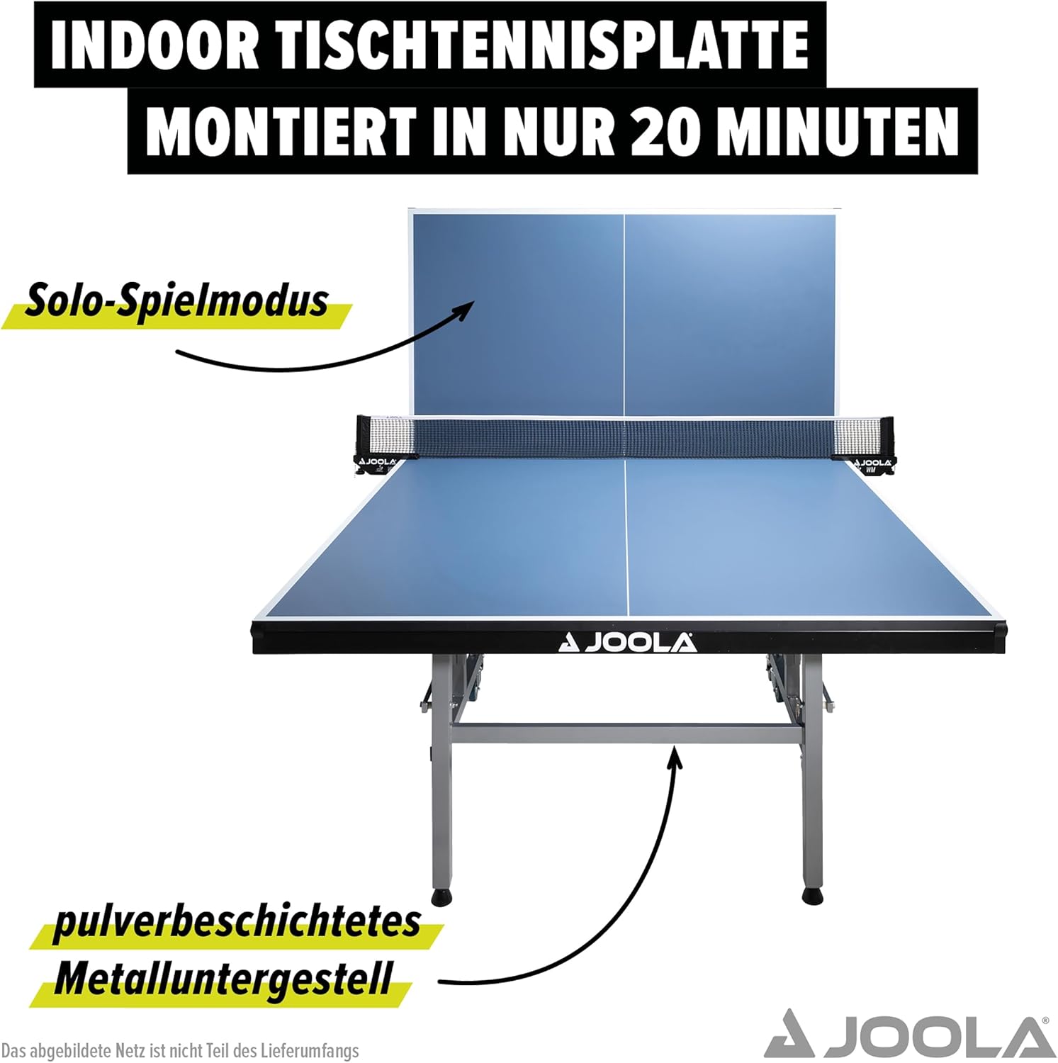 שולחן טנ"ש פנים 22 מ"מ JOOLA Table Tennis World Cup 22 – תמונה 7