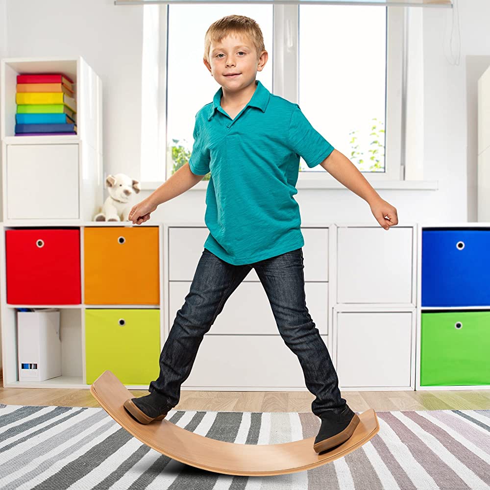 לוח איזון מעץ 90x33 ס"מ – תמונה 2