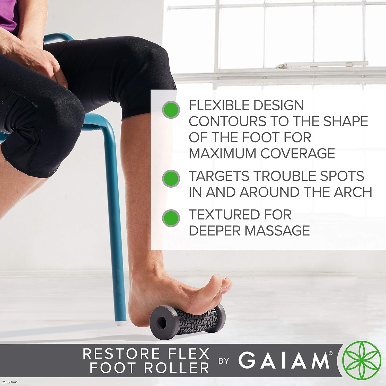רולר עיסוי לכף הרגל RESTORE FLEX FOOT ROLLER – תמונה 4