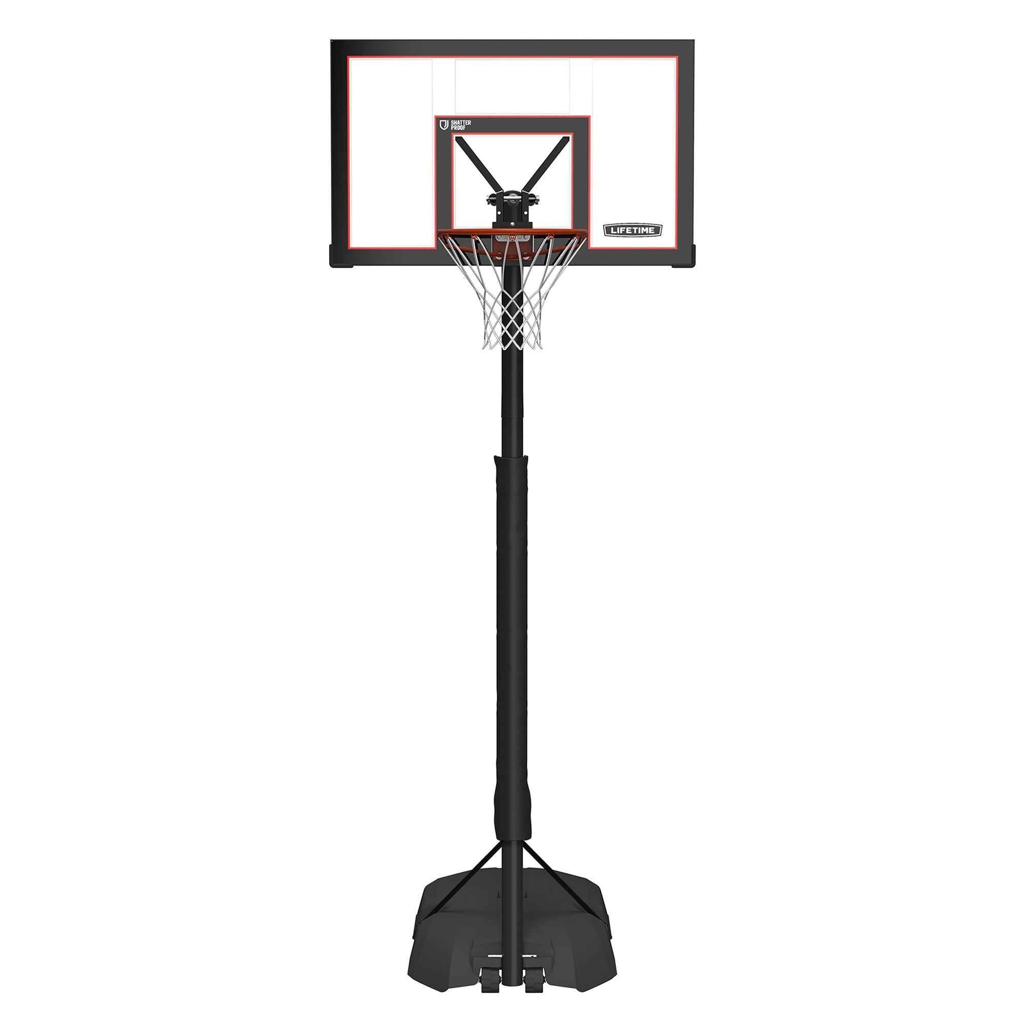 מתקן סל נייד מתכוונן 48 אינץ - Lifetime Adjustable Portable Basketball Hoop