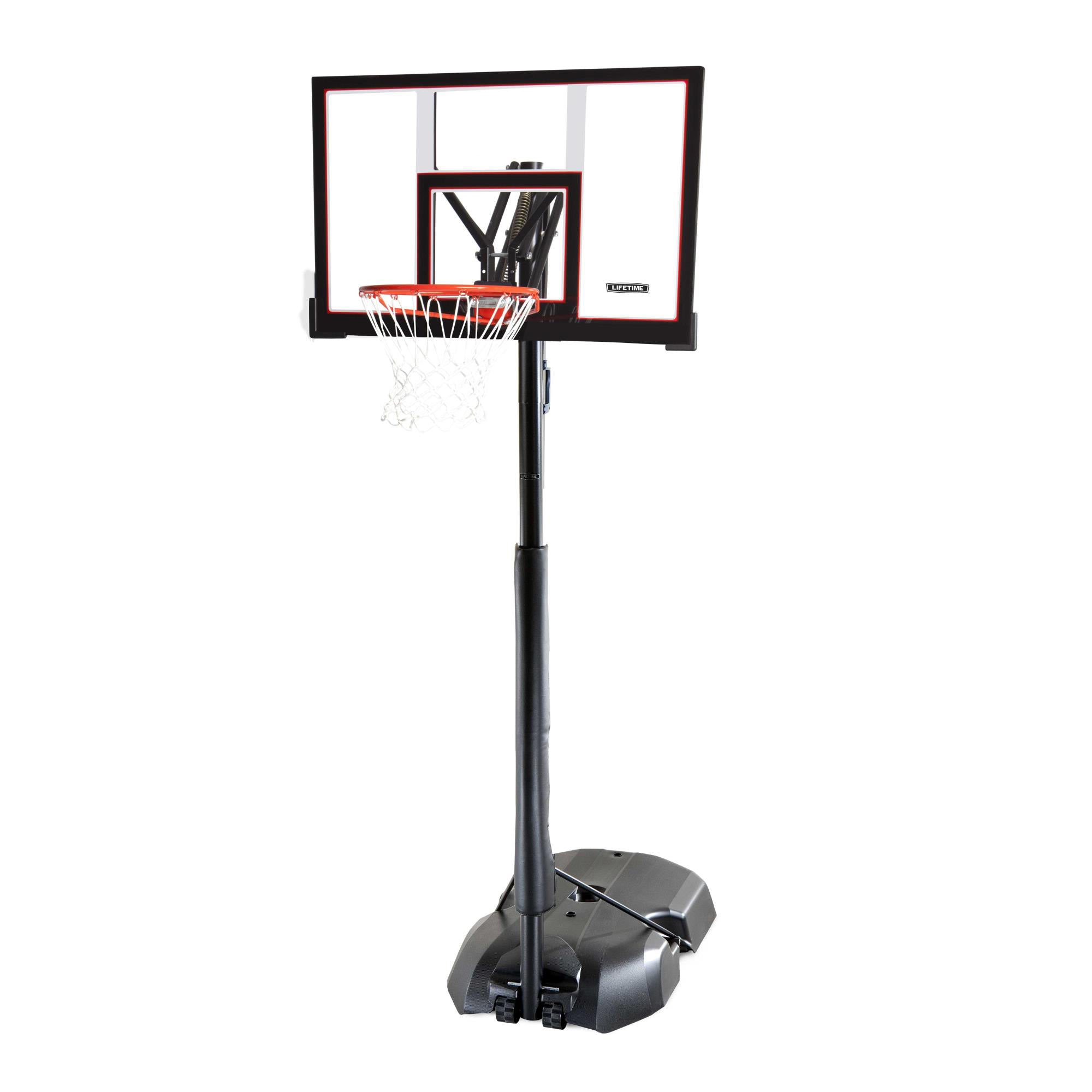 מתקן סל נייד מתכוונן 48 אינץ - Lifetime Adjustable Portable Basketball Hoop – תמונה 2