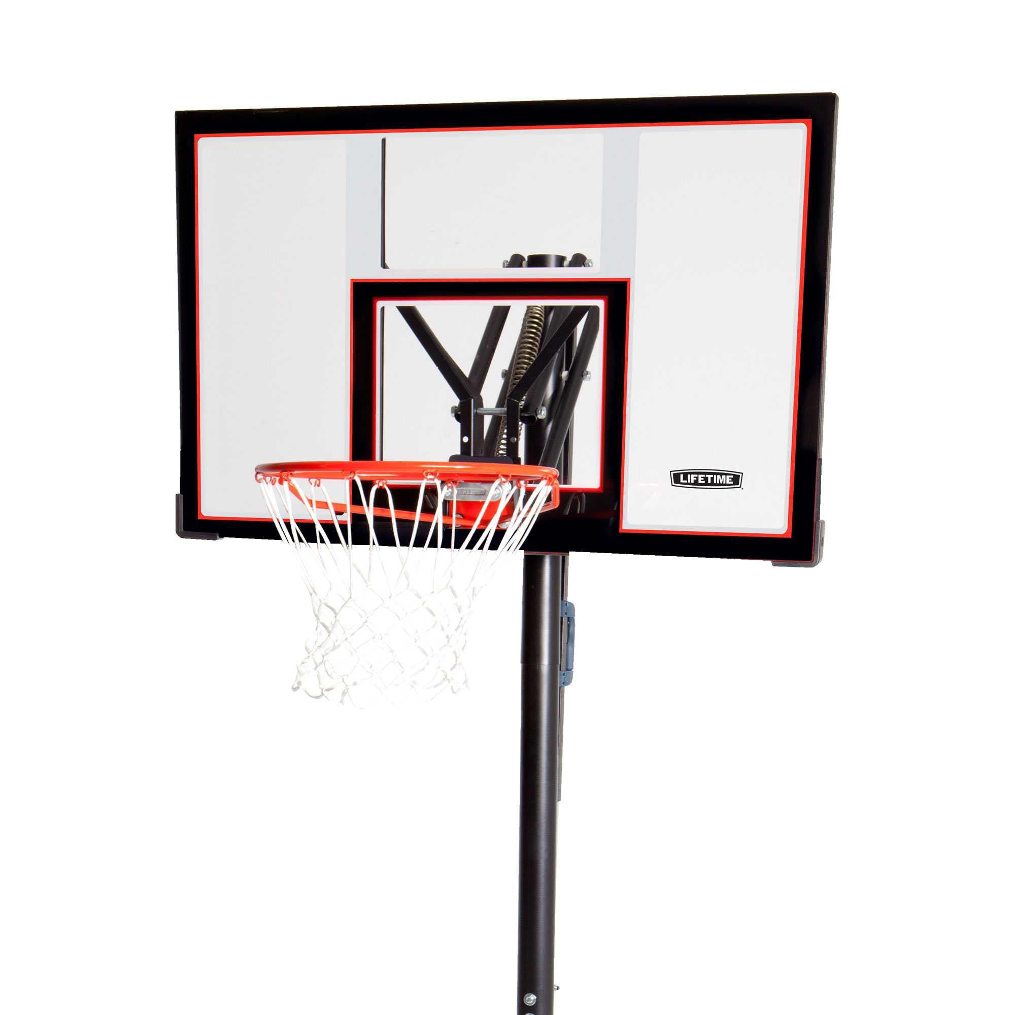 מתקן סל נייד מתכוונן 48 אינץ - Lifetime Adjustable Portable Basketball Hoop – תמונה 3