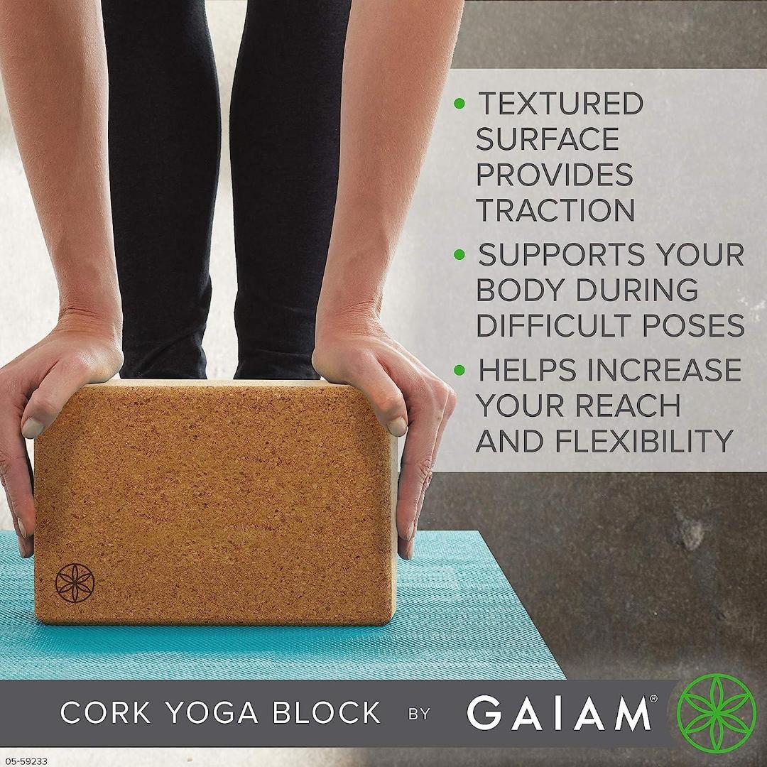 בלוק יוגה – 100% שעם טבעי Performance Natural Cork Block – תמונה 4