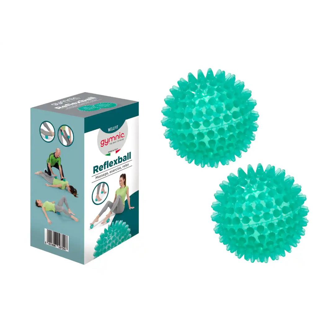 כדורי עיסוי (זוג) 8 ס"מ Gymnic Reflexball Gift – תמונה 2