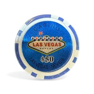 ז'יטונים חימר דגם VEGAS כ- 13 גרם (חבילה של 25)