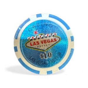 ז'יטונים חימר דגם VEGAS כ- 13 גרם (חבילה של 25)