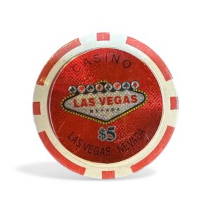 ז'יטונים חימר דגם VEGAS כ- 13 גרם (חבילה של 25)