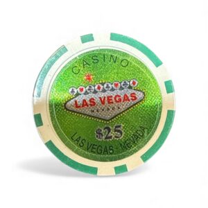 ז'יטונים חימר דגם VEGAS כ- 13 גרם (חבילה של 25)