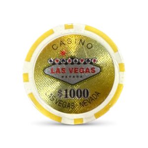 ז'יטונים חימר דגם VEGAS כ- 13 גרם (חבילה של 25)