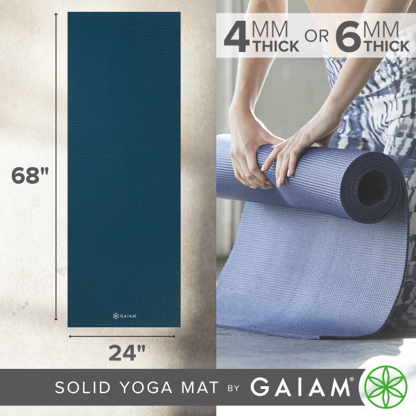מזרן יוגה 5 מ"מ SOLID COLOR MARINE – תמונה 5