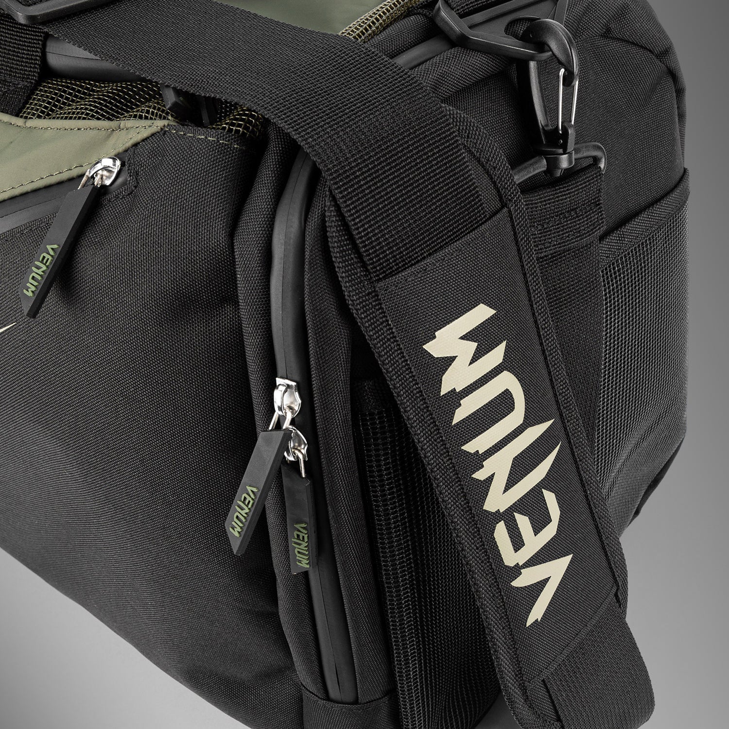 תיק ספורט Venum Trainer Lite Evo Sports Bags - Khaki/Black – תמונה 5