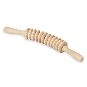 רולר עיסוי קמור מעץ - RELAX CURVED MASSAGE ROLLER