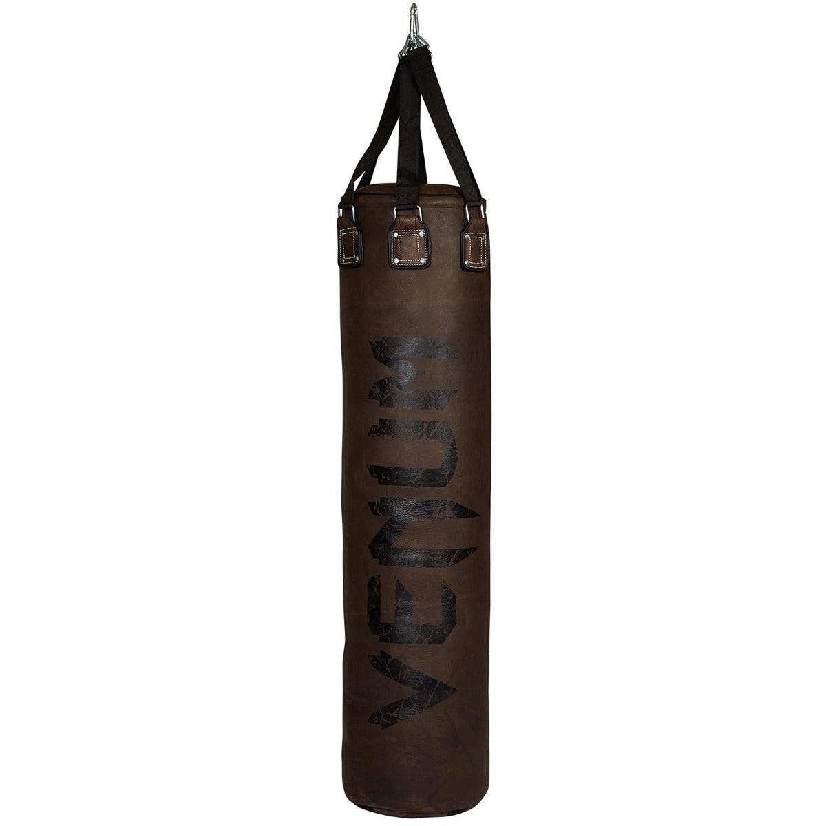 שק איגרוף *מלא* , 150 ס"מ, Vintage Heavy Bag - Brown - Filled – תמונה 2