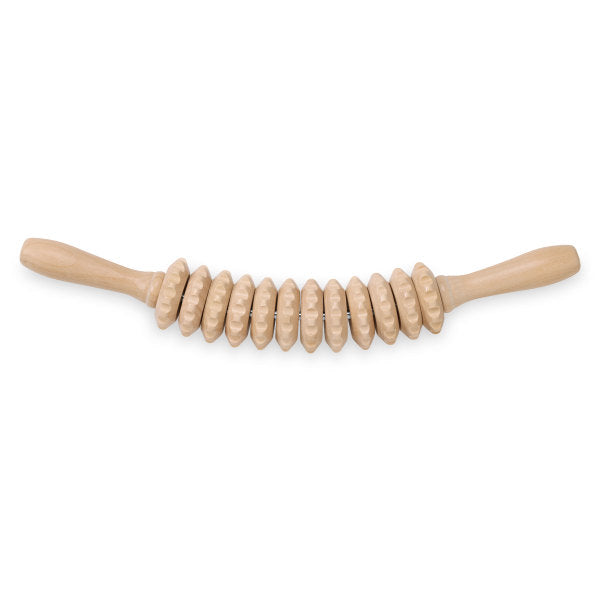 רולר עיסוי קמור מעץ - RELAX CURVED MASSAGE ROLLER – תמונה 4