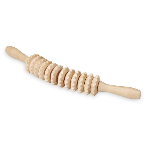 רולר עיסוי קמור מעץ - RELAX CURVED MASSAGE ROLLER – תמונה 3