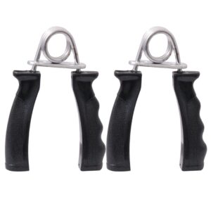 קפיצי יד פלסטיק (זוג) Plastic Hand Grip Black