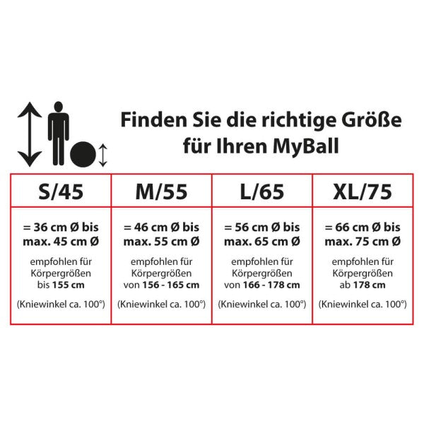 כדורי פיזיו 55 ס"מ TOGU MYBALL במגוון צבעים – תמונה 5