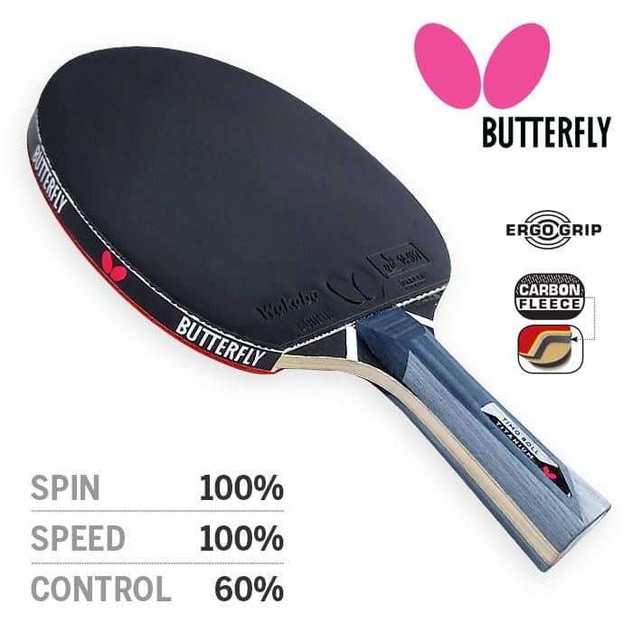 מחבט טנ"ש בטרפליי Butterfly Timo Boll Titanium – תמונה 2