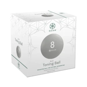 כדור משקל רך אפור אבן 3.63 ק"ג - Gaiam Toning Ball